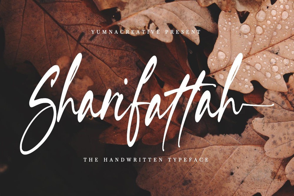 Schriftart Sharifattah